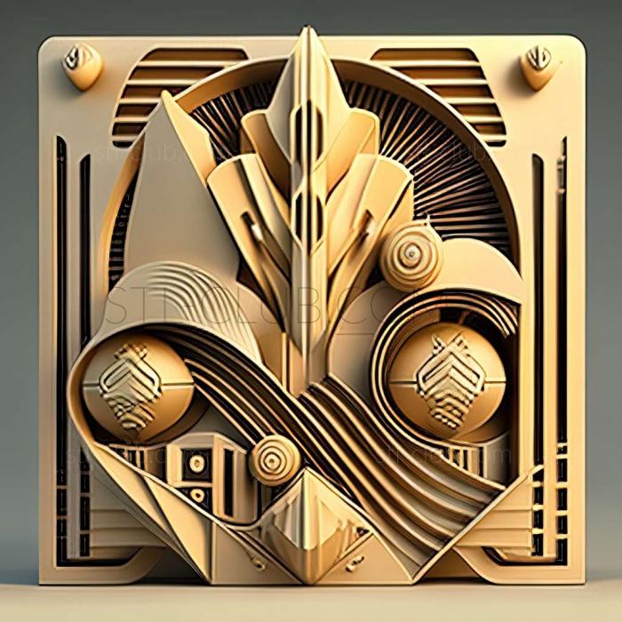 3D model art deco (STL)